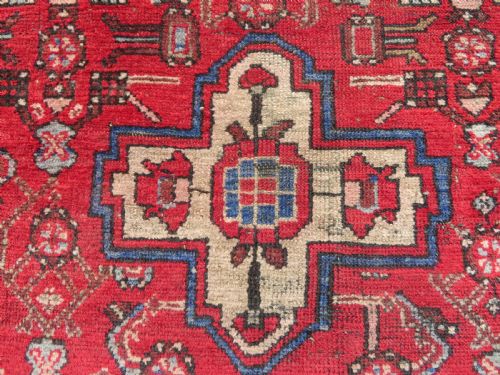 DISTRESSED ANTIQUE PERSIAN HAMADAN RUG 196CMX130CM - ADDITIONAL PHOTO 2