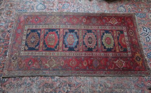 DISTRESSED ANTIQUE NORTH WEST PERSIAN LONG RUG 197CM X 104CM - ADDITIONAL PHOTO 20