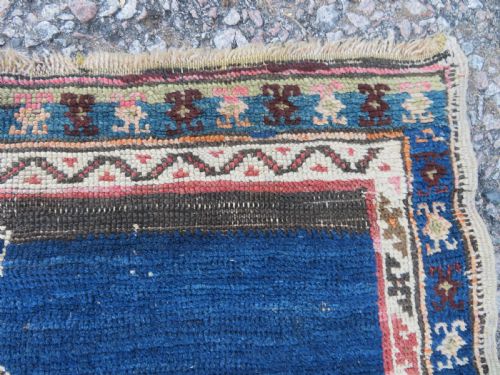 DISTRESSED ANTIQUE TURKISH LONG RUG RUNNER 251CM X 103CM - ADDITIONAL PHOTO 5