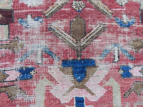DISTRESSED ANTIQUE TURKISH LONG RUG RUNNER 251CM X 103CM - ADDITIONAL PHOTO 8