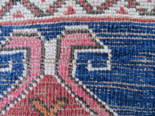 DISTRESSED ANTIQUE TURKISH LONG RUG RUNNER 251CM X 103CM - ADDITIONAL PHOTO 18