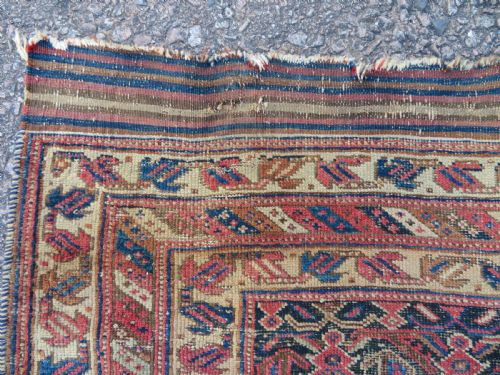 DISTRESSED ANTIQUE AFSHAR TRIBAL RUG 176CM X 123CM - ADDITIONAL PHOTO 2