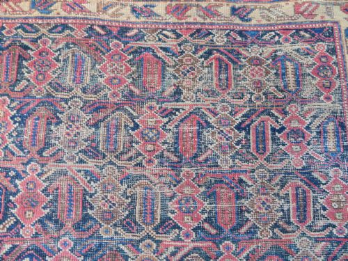 DISTRESSED ANTIQUE AFSHAR TRIBAL RUG 176CM X 123CM - ADDITIONAL PHOTO 4
