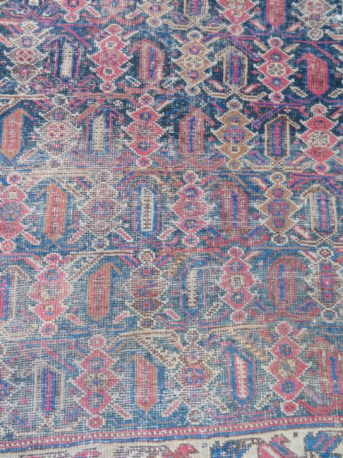DISTRESSED ANTIQUE AFSHAR TRIBAL RUG 176CM X 123CM - ADDITIONAL PHOTO 5
