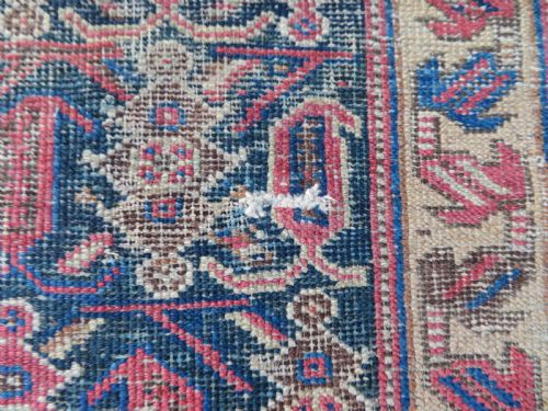 DISTRESSED ANTIQUE AFSHAR TRIBAL RUG 176CM X 123CM - ADDITIONAL PHOTO 6