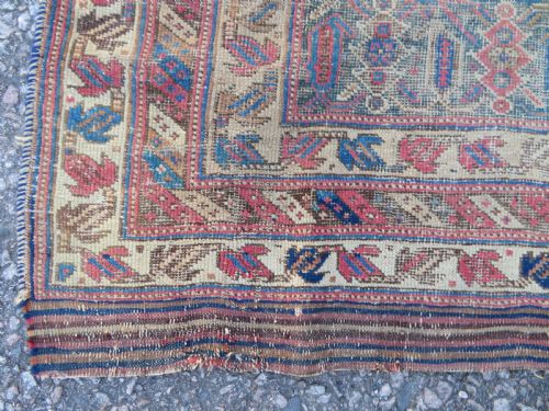 DISTRESSED ANTIQUE AFSHAR TRIBAL RUG 176CM X 123CM - ADDITIONAL PHOTO 9