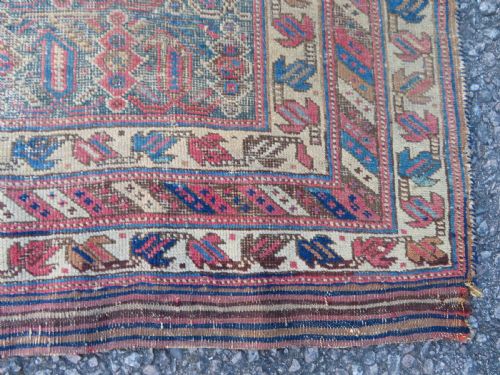 DISTRESSED ANTIQUE AFSHAR TRIBAL RUG 176CM X 123CM - ADDITIONAL PHOTO 10