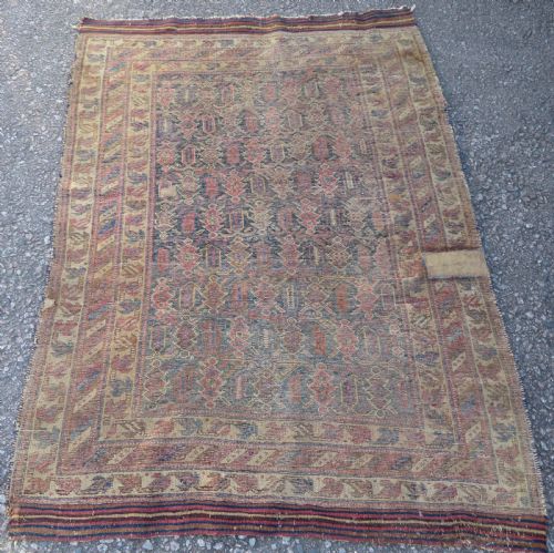 DISTRESSED ANTIQUE AFSHAR TRIBAL RUG 176CM X 123CM - ADDITIONAL PHOTO 11