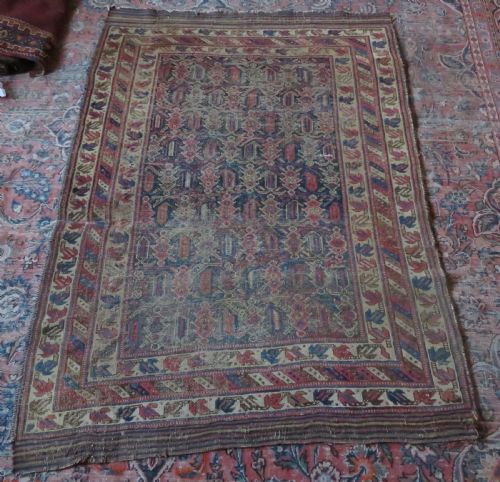 DISTRESSED ANTIQUE AFSHAR TRIBAL RUG 176CM X 123CM - ADDITIONAL PHOTO 16