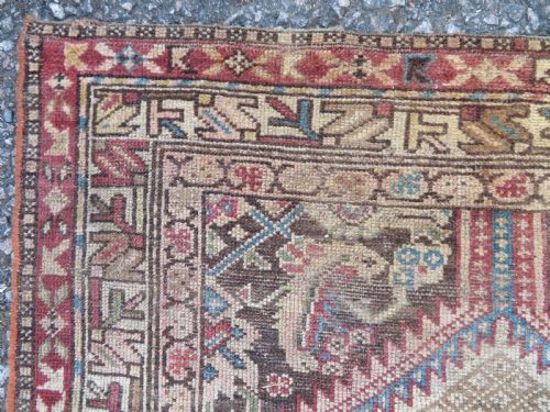 DISTRESSED ANTIQUE SARAB TRIBAL RUG 194CM X 132CM - ADDITIONAL PHOTO 7