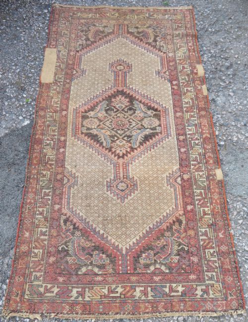 DISTRESSED ANTIQUE SARAB TRIBAL RUG 194CM X 132CM - ADDITIONAL PHOTO 12