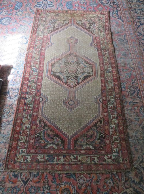 DISTRESSED ANTIQUE SARAB TRIBAL RUG 194CM X 132CM - ADDITIONAL PHOTO 17
