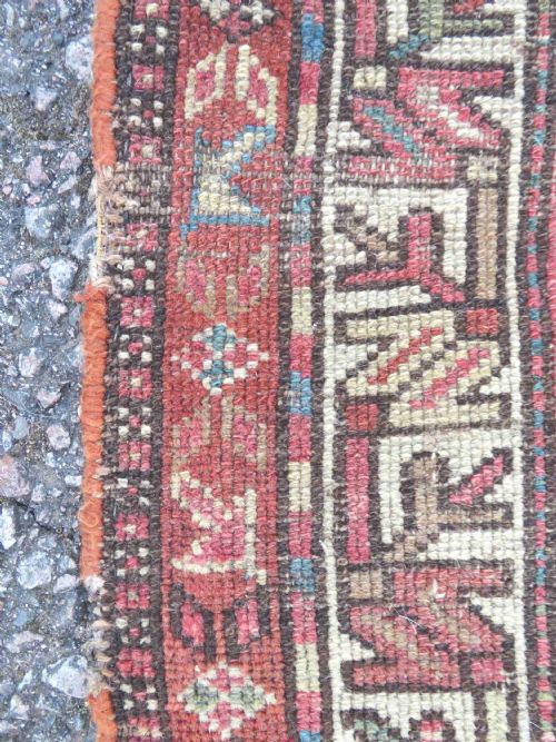 DISTRESSED ANTIQUE SARAB TRIBAL RUG 194CM X 132CM - ADDITIONAL PHOTO 4