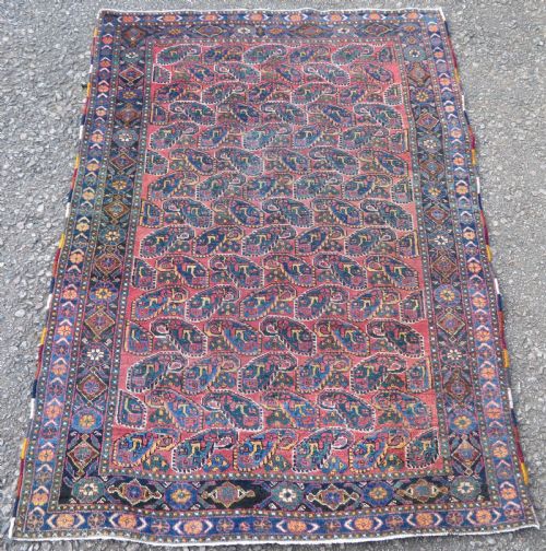 ANTIQUE AFSHAR TRIBAL RUG 160CM X 117CM