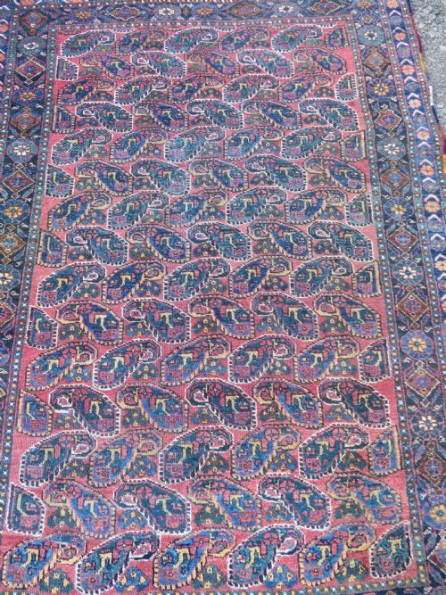 ANTIQUE AFSHAR TRIBAL RUG 160CM X 117CM - ADDITIONAL PHOTO 1