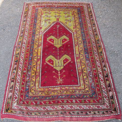 Antique Turkish Kirsehir Prayer Rug. 228cm X 142cm.