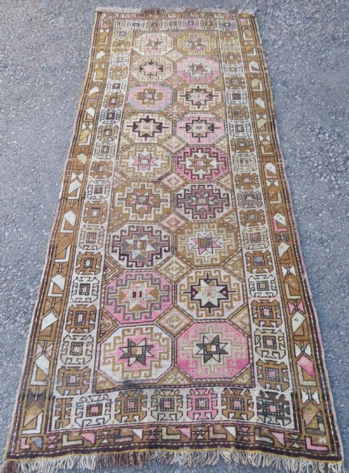 Antique Kurdish Long Rug Runner. 247cm X 106cm.