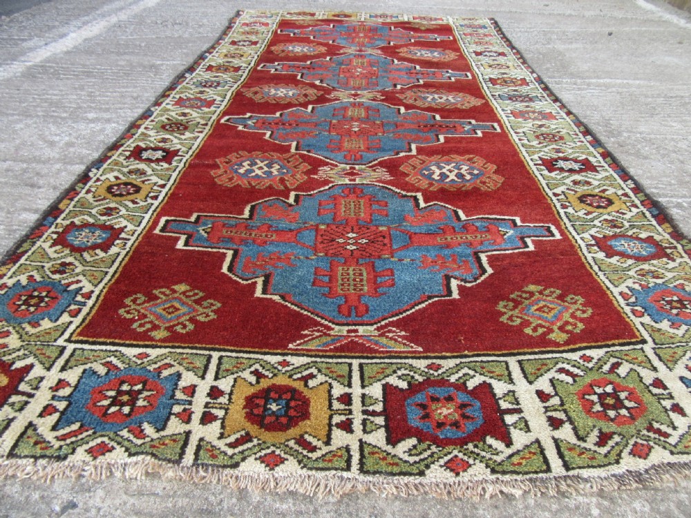 ANTIQUE EAST ANATOLIAN TURKISH YURUK KURDISH LONG RUG. View VI