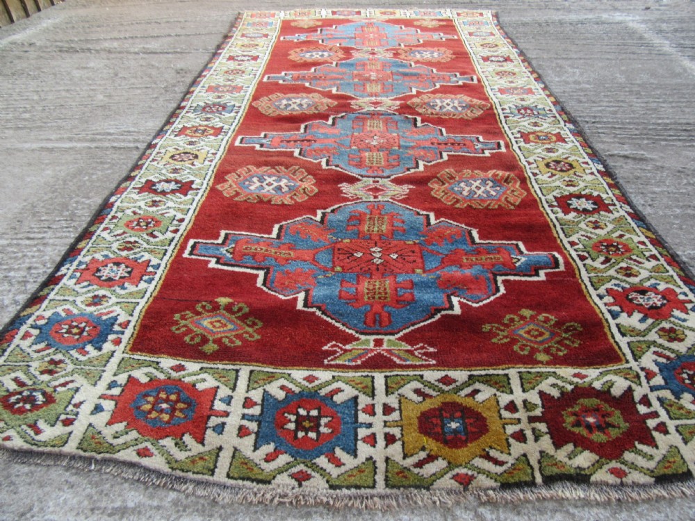 ANTIQUE EAST ANATOLIAN TURKISH YURUK KURDISH LONG RUG. View VII