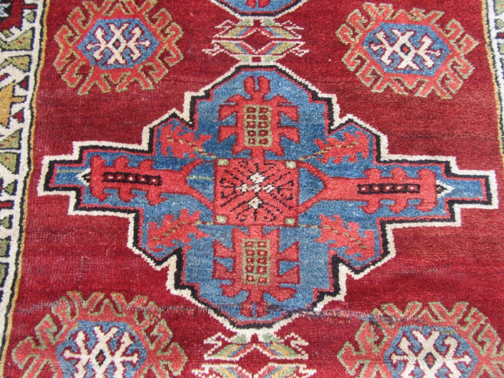 ANTIQUE EAST ANATOLIAN TURKISH YURUK KURDISH LONG RUG. View X