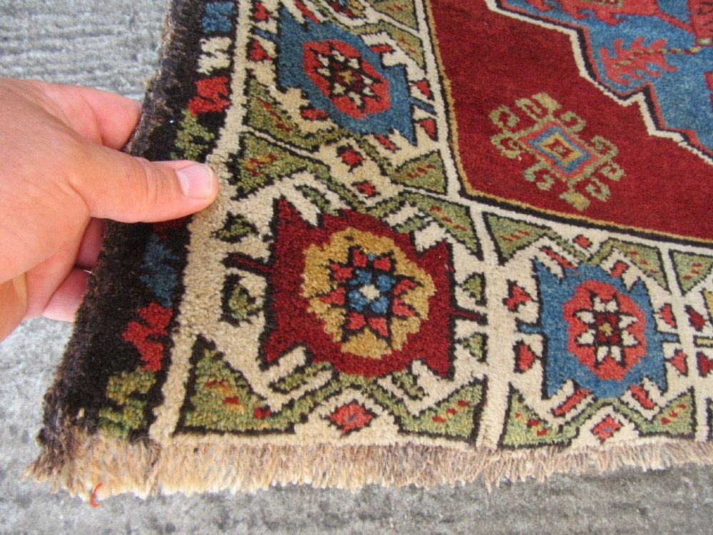 ANTIQUE EAST ANATOLIAN TURKISH YURUK KURDISH LONG RUG. View XII
