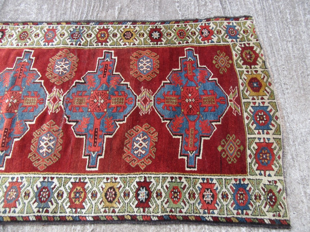 ANTIQUE EAST ANATOLIAN TURKISH YURUK KURDISH LONG RUG. View XIX