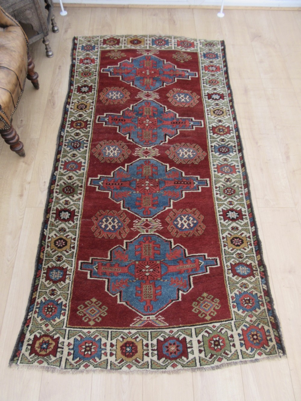 ANTIQUE EAST ANATOLIAN TURKISH YURUK KURDISH LONG RUG. View XXVII
