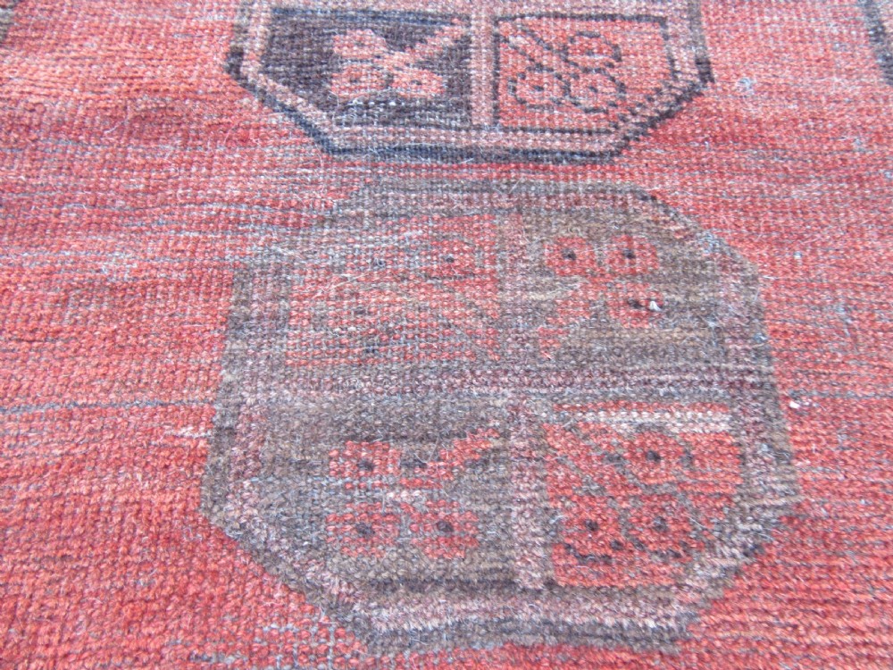 ANTIQUE ERSARI AFGHAN HALL RUNNER LONG RUG. 2ND HALF 19TH CENTURY. LOVELY SOFT COLOUR. View XX