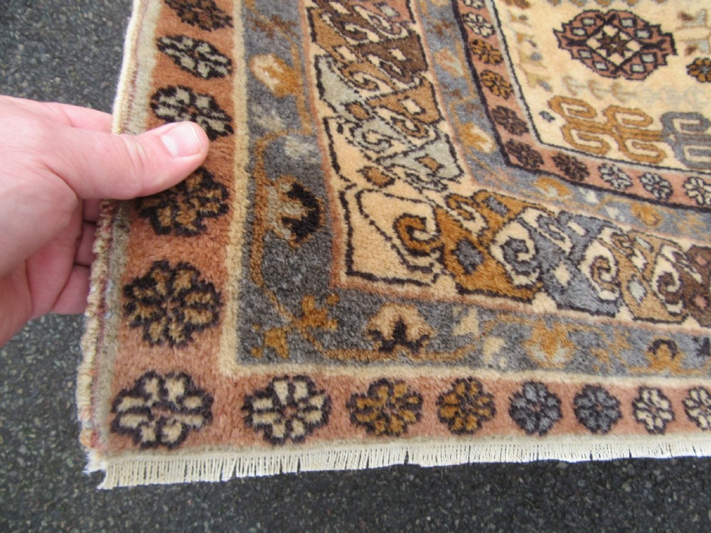 ANTIQUE CAUCASIAN ARMENIAN ERIVAN RUG. WARM SOFT COLOURS. View XI