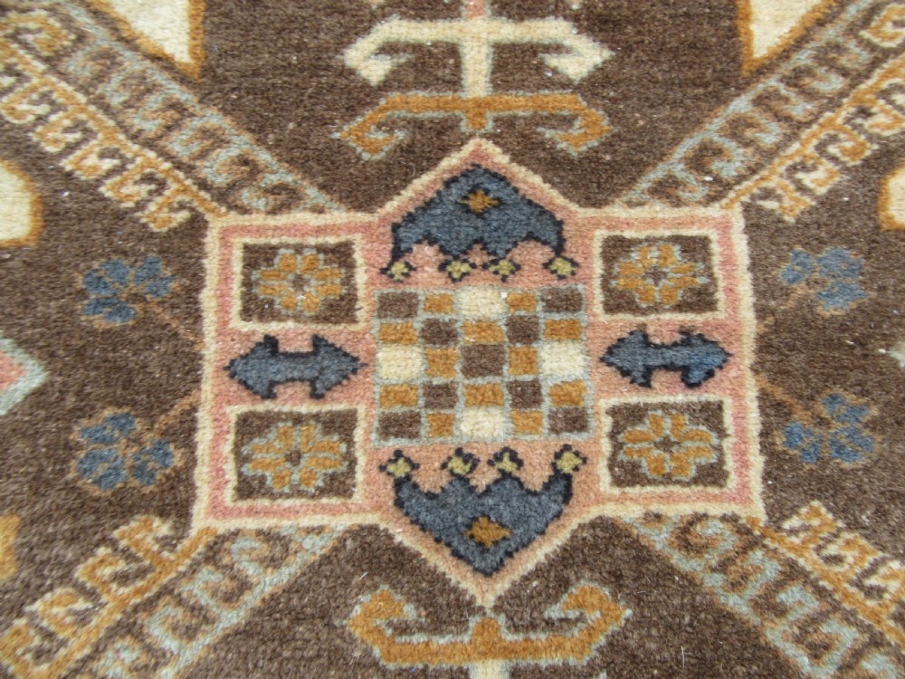 ANTIQUE CAUCASIAN ARMENIAN ERIVAN RUG. WARM SOFT COLOURS. View XV