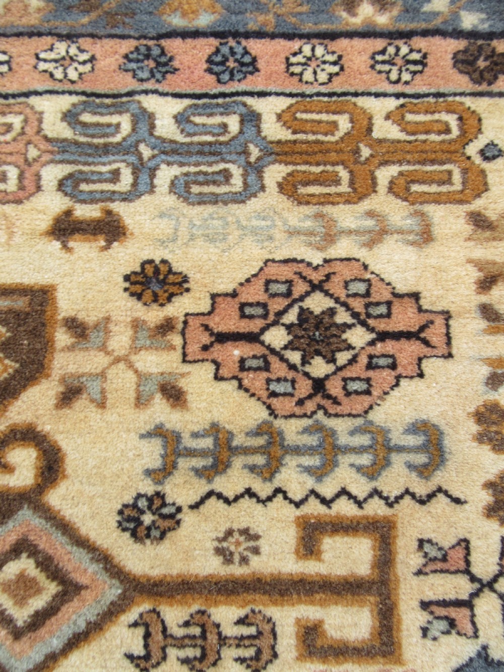 ANTIQUE CAUCASIAN ARMENIAN ERIVAN RUG. WARM SOFT COLOURS. View XVII