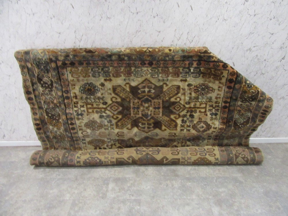 ANTIQUE CAUCASIAN ARMENIAN ERIVAN RUG. WARM SOFT COLOURS. View XXXI