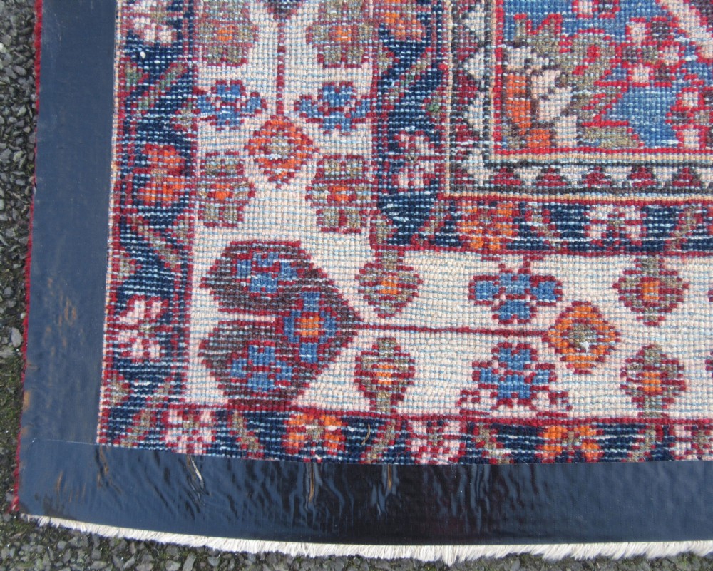 ANTIQUE COUNTRY HOUSE BAKHTIARI KURDISH RUG WITH A QASHQAI RUG PATTERN. 208CM X 159CM. View XXI