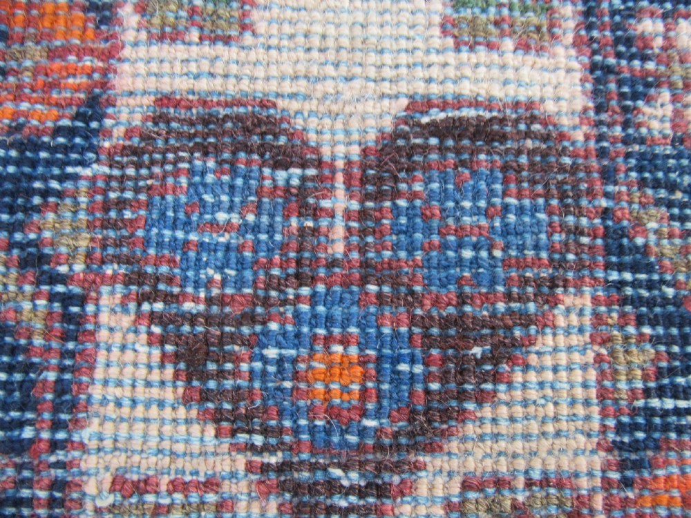 ANTIQUE COUNTRY HOUSE BAKHTIARI KURDISH RUG WITH A QASHQAI RUG PATTERN. 208CM X 159CM. View XXII