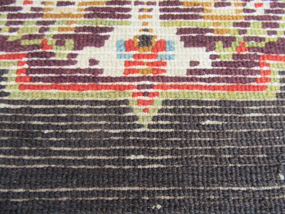 ANTIQUE COUNTRY HOUSE CHINESE TIBETAN RUG. WITH FLOWER SPRIGS & BUTTERFLIES View XXI