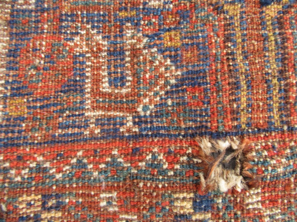 ANTIQUE COUNTRY HOUSE SHABBY CHIC QASHQAI RUG. PLETHORA OF BIRD MOTIFS. View XXI