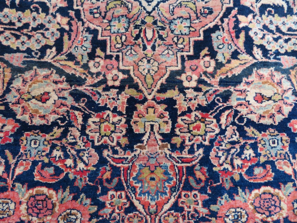 ANTIQUE KASHAN RUG. BEAUTIFUL SOFT ABRASHED COLOURS. KURK WOOL. View XXII