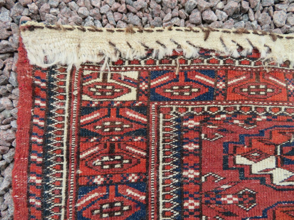 VERY FINELY WOVEN ANTIQUE TEKKE TURKMEN CHUVAL RUG. GREAT WALL ART. View XXIII
