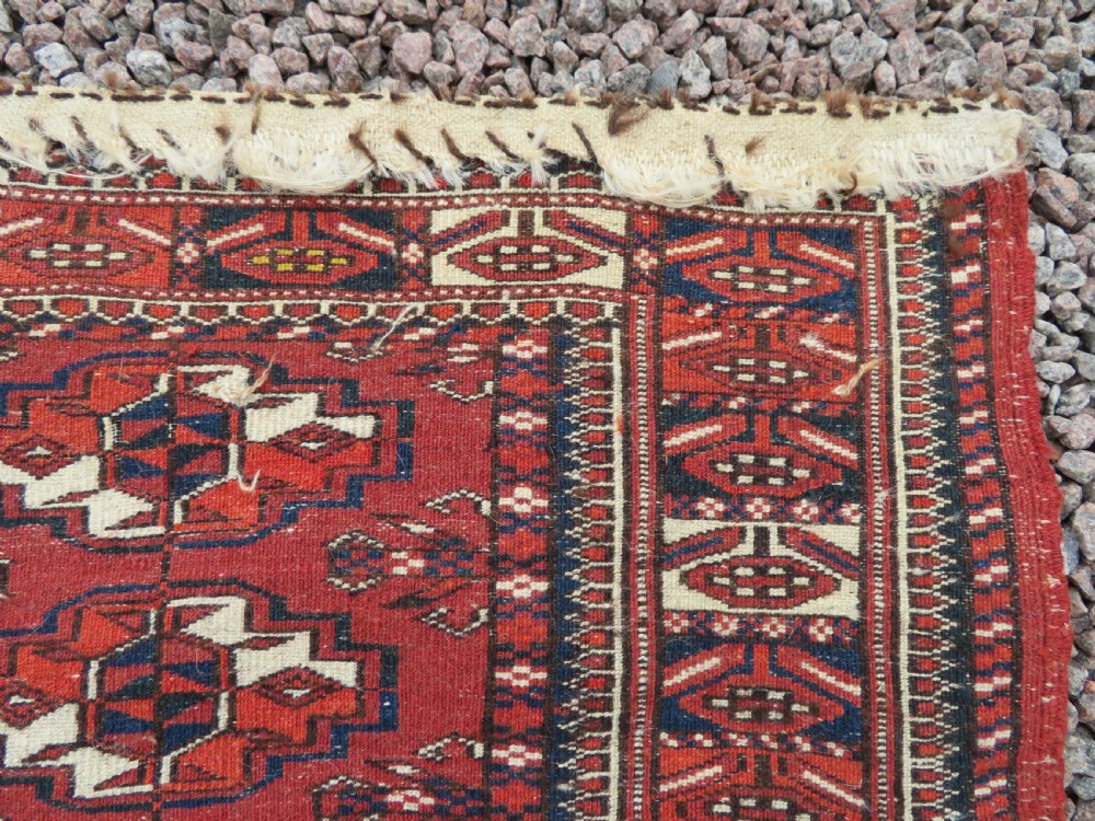 VERY FINELY WOVEN ANTIQUE TEKKE TURKMEN CHUVAL RUG. GREAT WALL ART. View XXIV