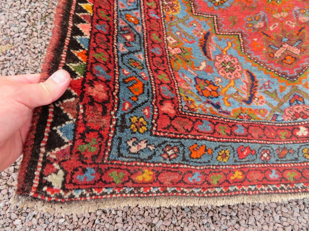 ANTIQUE KURDISH RUNNER LONG RUG. VERY UNUSUAL OVERALL LOOK & COLOURS. View VII