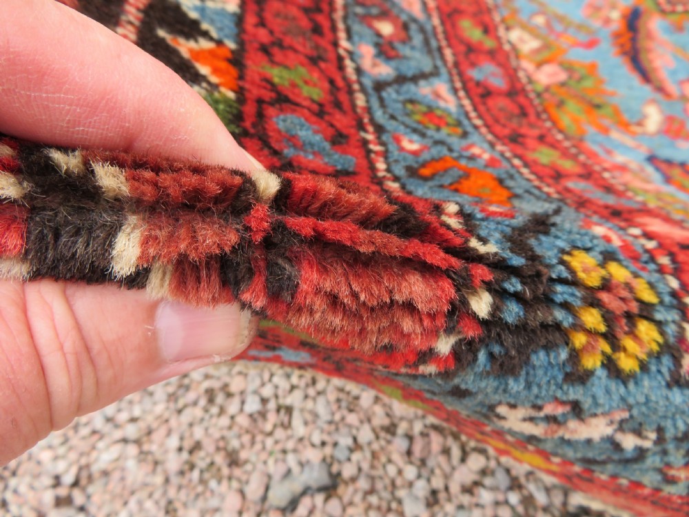 ANTIQUE KURDISH RUNNER LONG RUG. VERY UNUSUAL OVERALL LOOK & COLOURS. View VIII