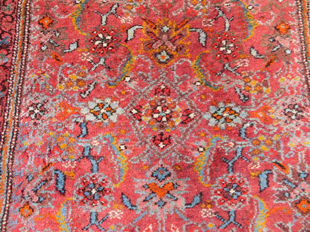ANTIQUE KURDISH RUNNER LONG RUG. VERY UNUSUAL OVERALL LOOK & COLOURS. View XI