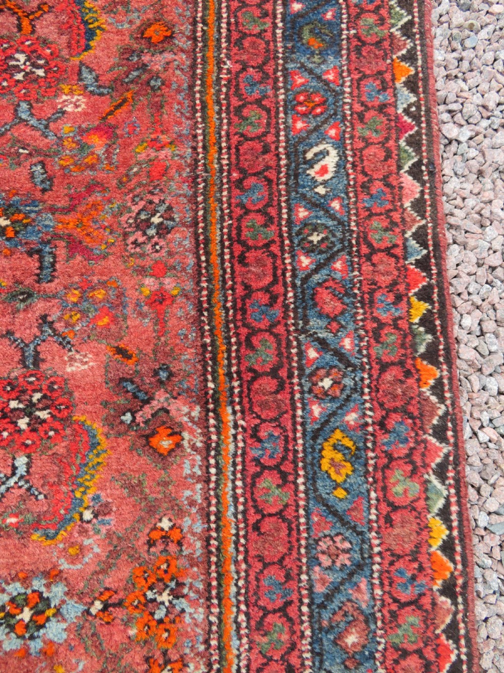ANTIQUE KURDISH RUNNER LONG RUG. VERY UNUSUAL OVERALL LOOK & COLOURS. View XVII