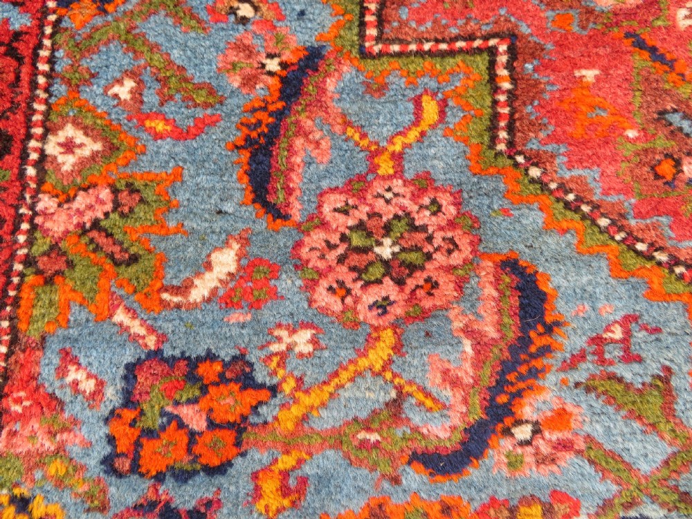 ANTIQUE KURDISH RUNNER LONG RUG. VERY UNUSUAL OVERALL LOOK & COLOURS. View XXVI