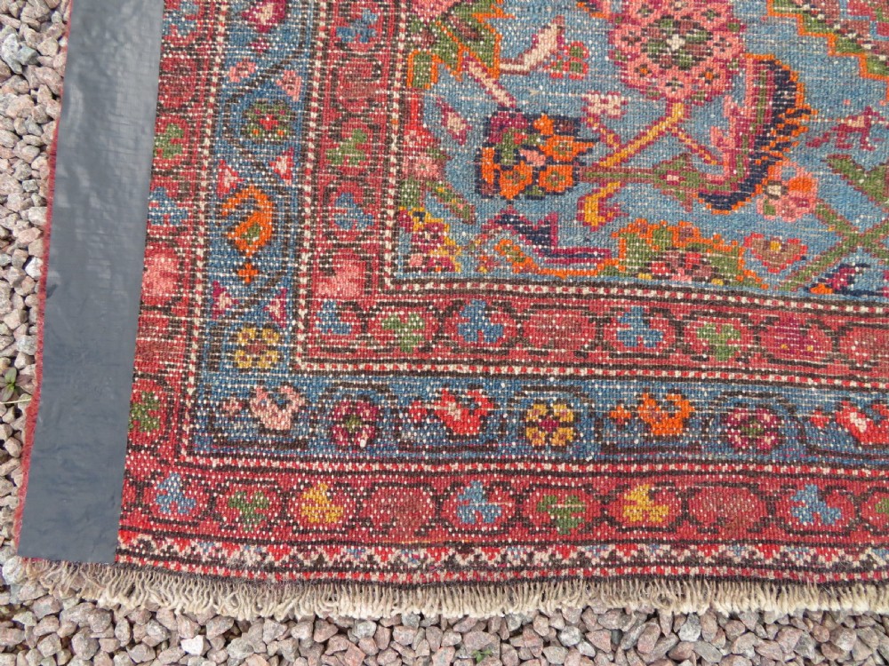 ANTIQUE KURDISH RUNNER LONG RUG. VERY UNUSUAL OVERALL LOOK & COLOURS. View XXVIII