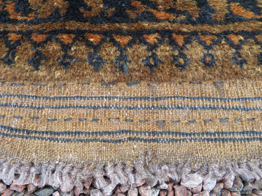OLD GOLD AFGHAN ERSARI VILLAGE RUG. GOLDEN AFGHAN RUG. View XXIII