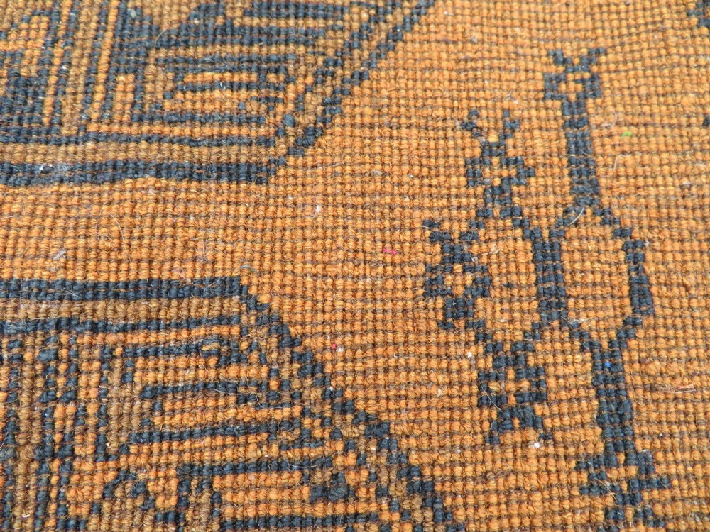OLD GOLD AFGHAN ERSARI VILLAGE RUG. GOLDEN AFGHAN RUG. View XXVII