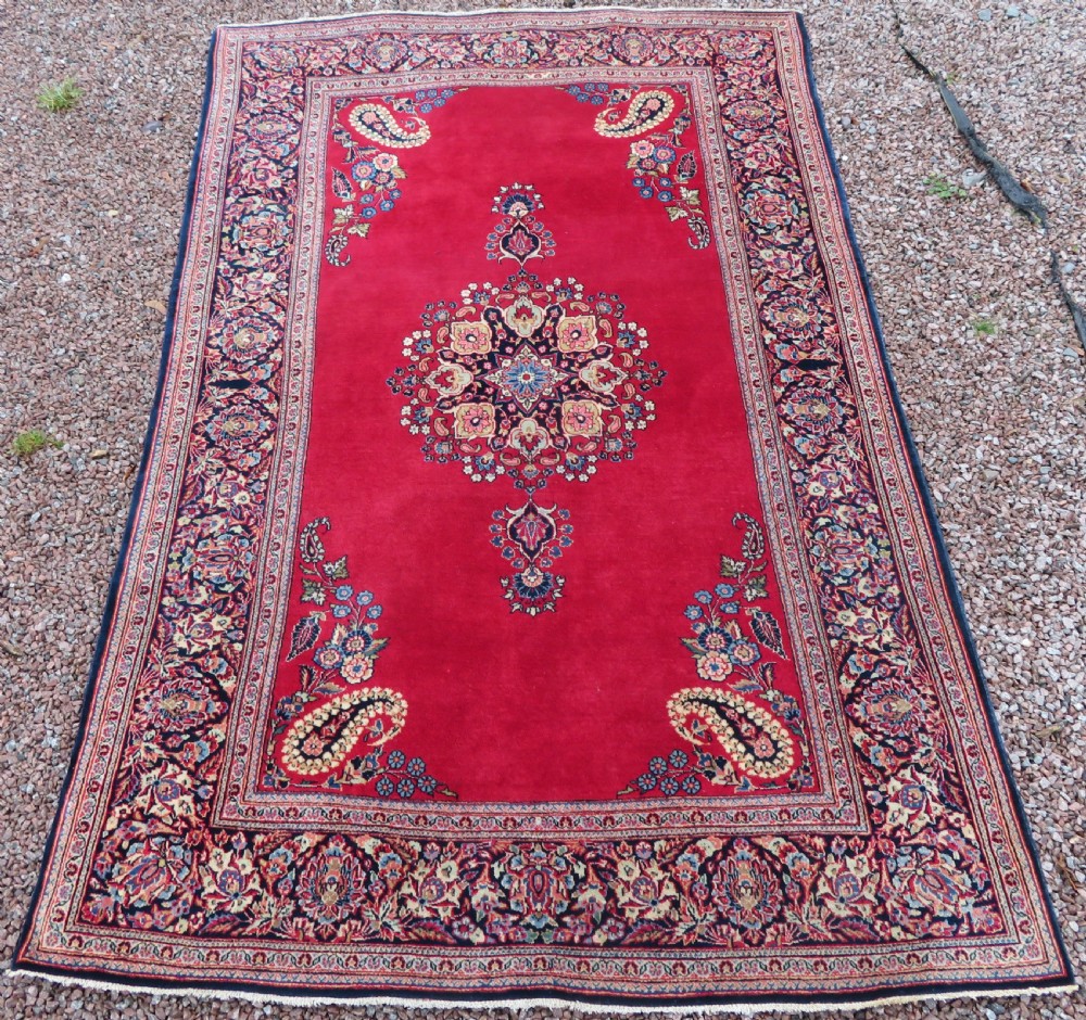 ELEGANT & REFINED ANTIQUE KASHAN RUG. CIRCA 1910S View II