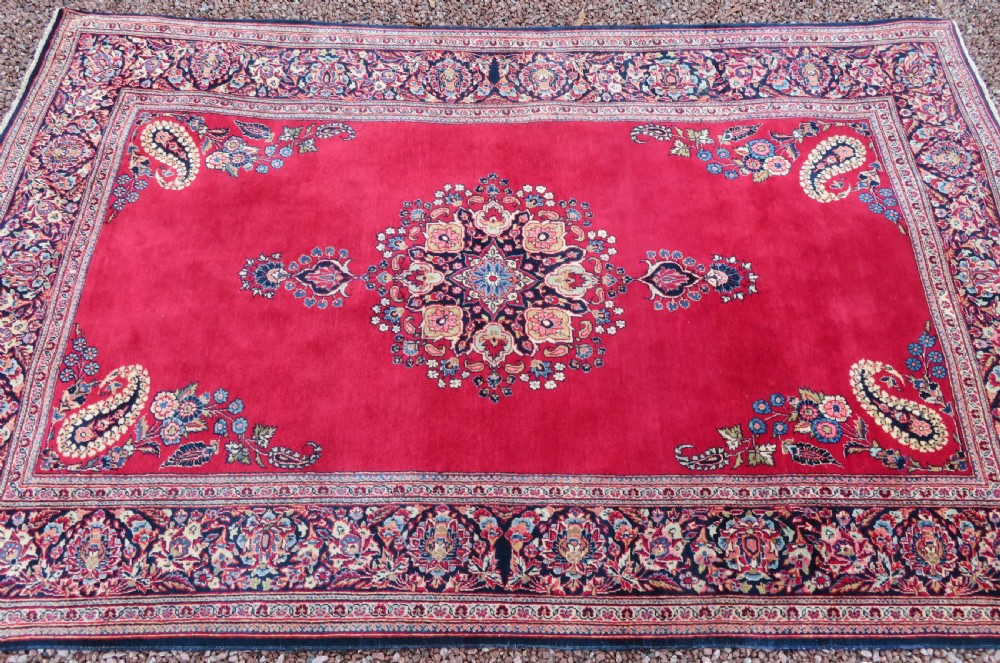 ELEGANT & REFINED ANTIQUE KASHAN RUG. CIRCA 1910S View IV