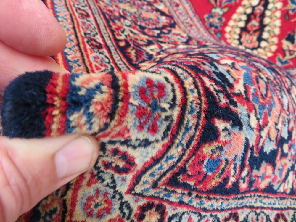 ELEGANT & REFINED ANTIQUE KASHAN RUG. CIRCA 1910S View IX